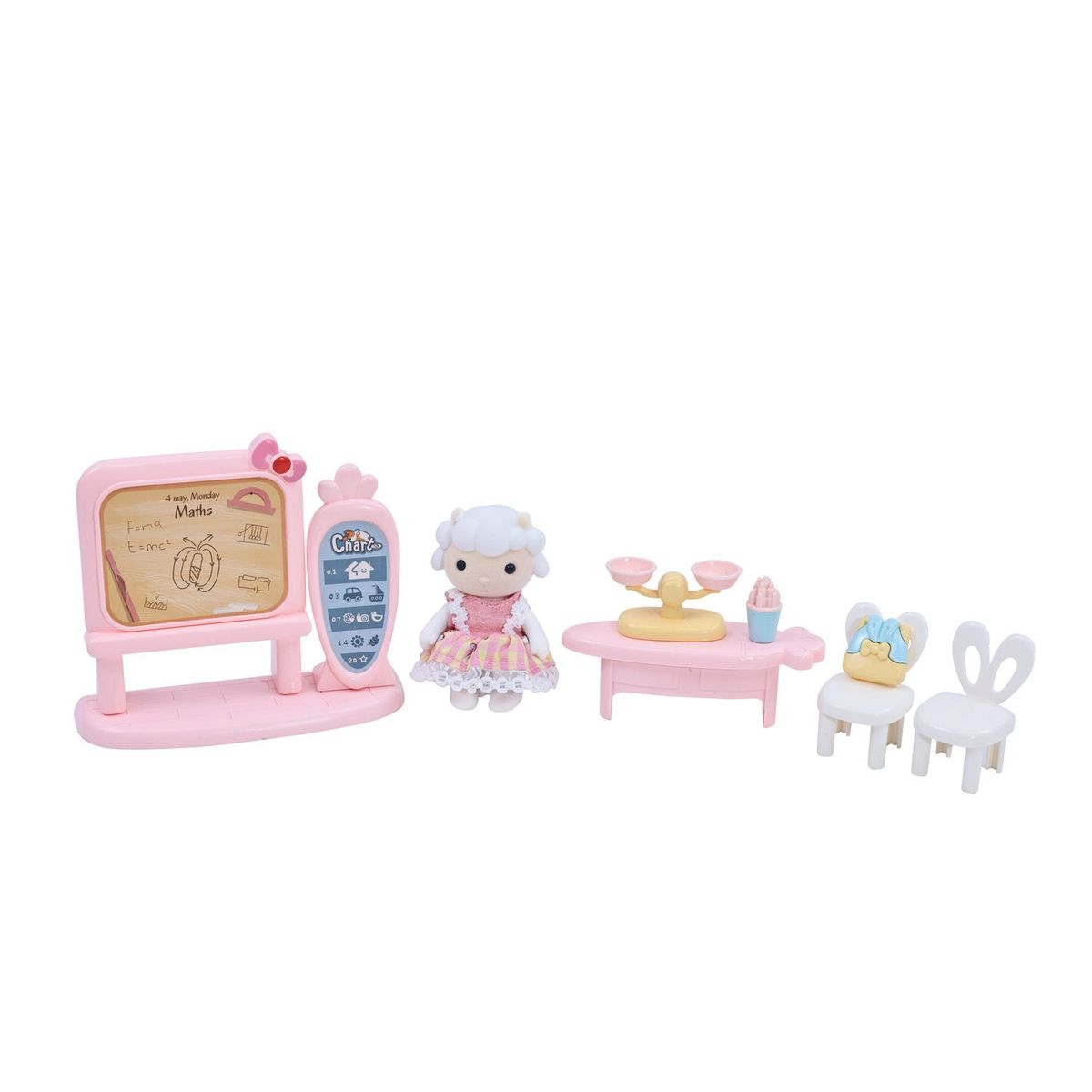 KIDS N PLAY - Accesorios de muñecas: Escuela de ovejitas 