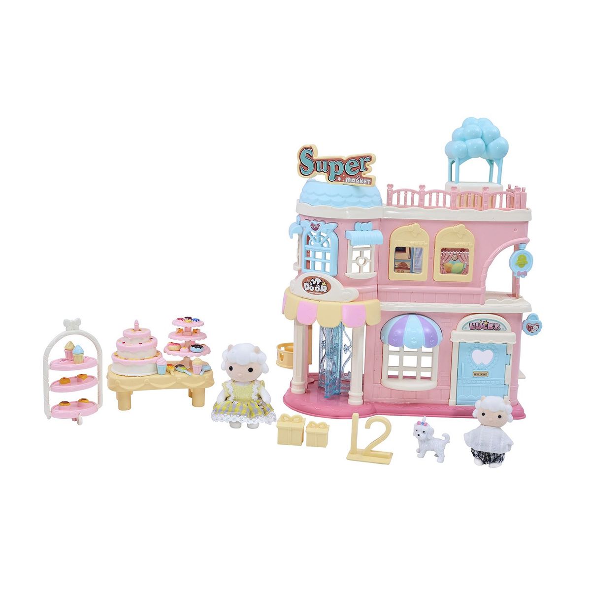 KIDS N PLAY - Supermercado de juguete: La campiña de las ovejitas