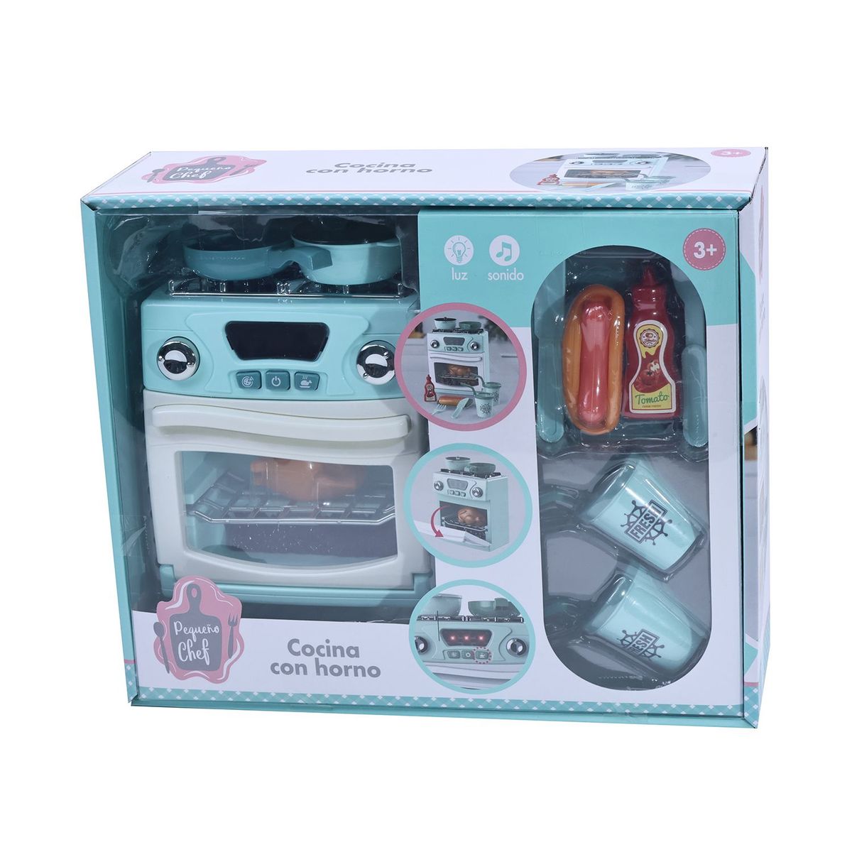 KIDS N PLAY - Set de juego: Cocina con horno