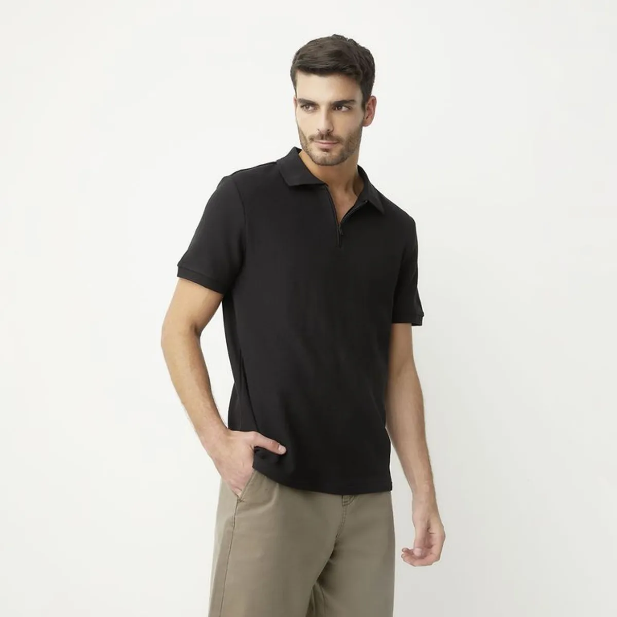 BASEMENT - Camiseta polo Hombre Manga corta de Algodón Basement