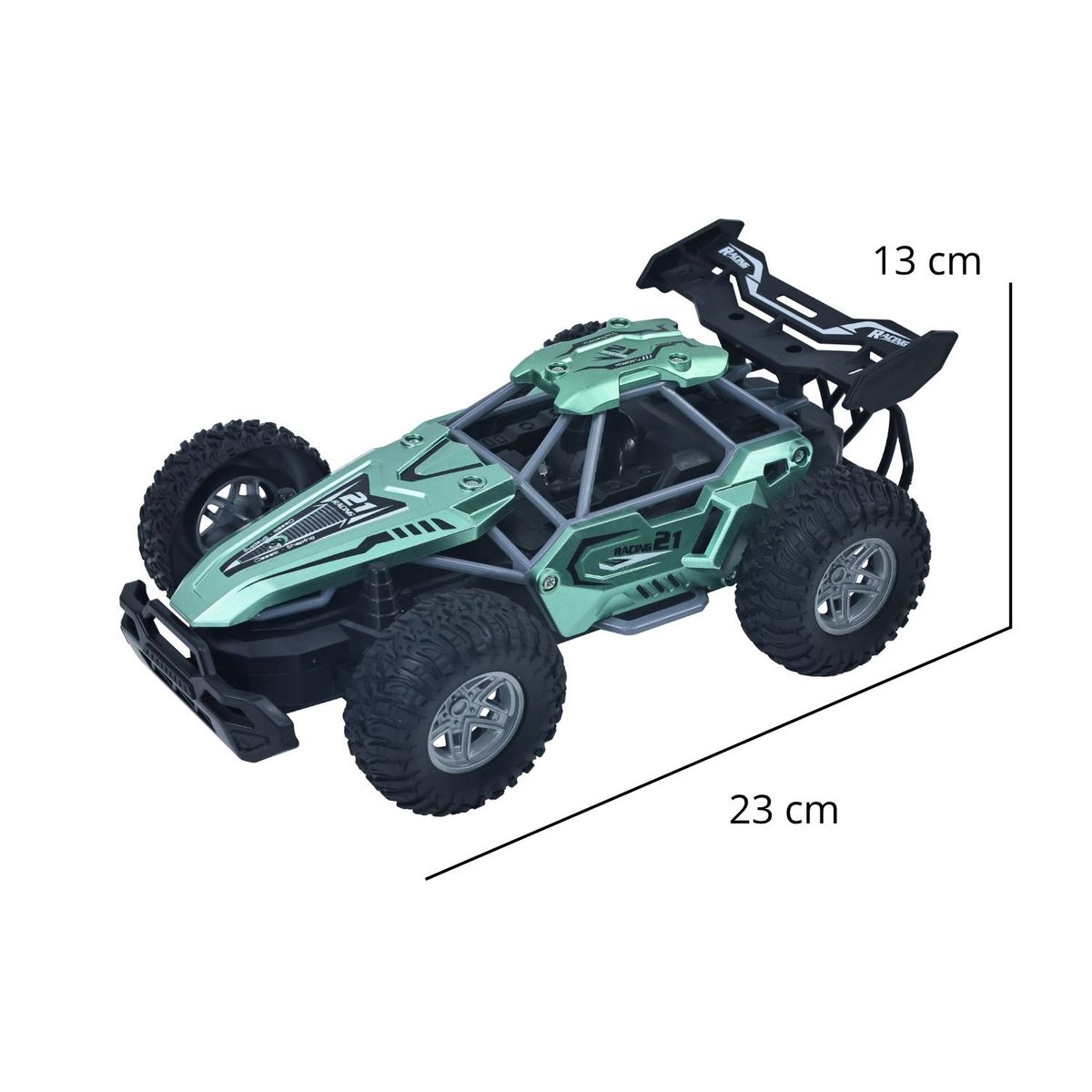 KIDS N PLAY - Carro a control remoto: Buggy verde