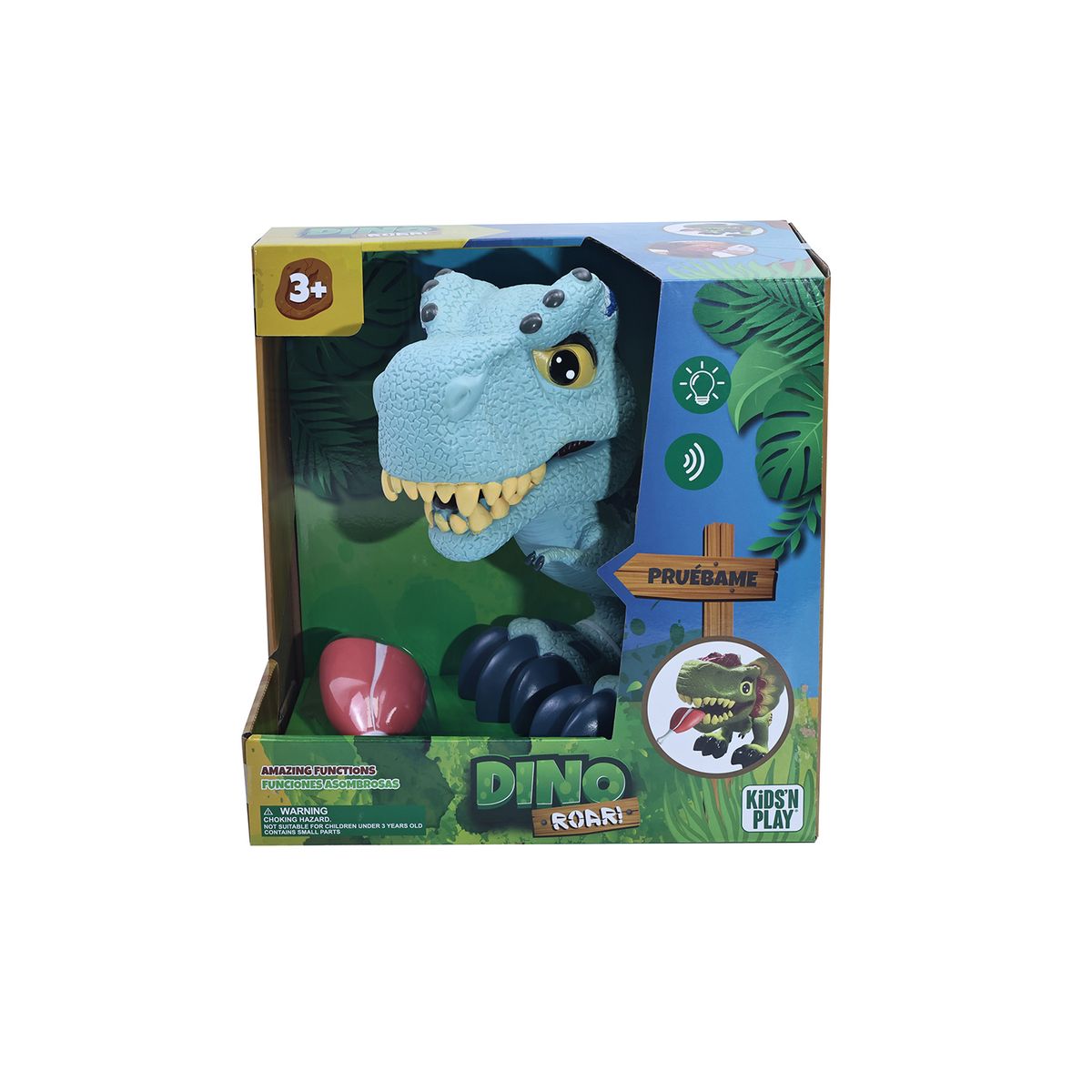 KIDS N PLAY - Figura de animales: Dinosaurio Tiranosaurio 