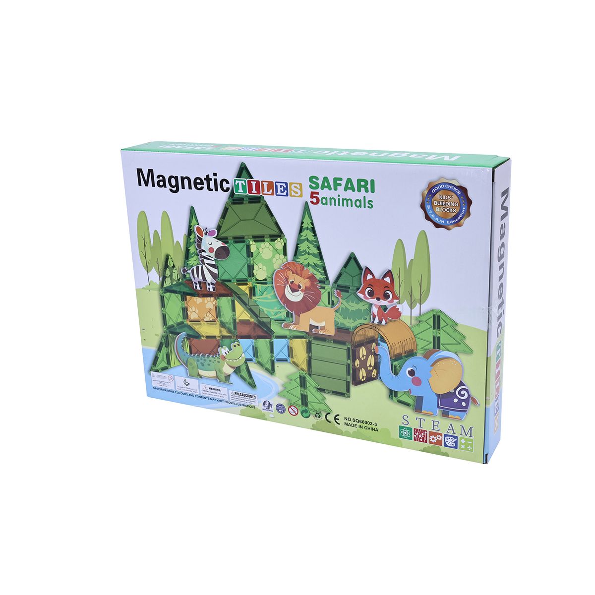 KIDS N PLAY - Juguete de construcción Bloques magnéticos de Safari