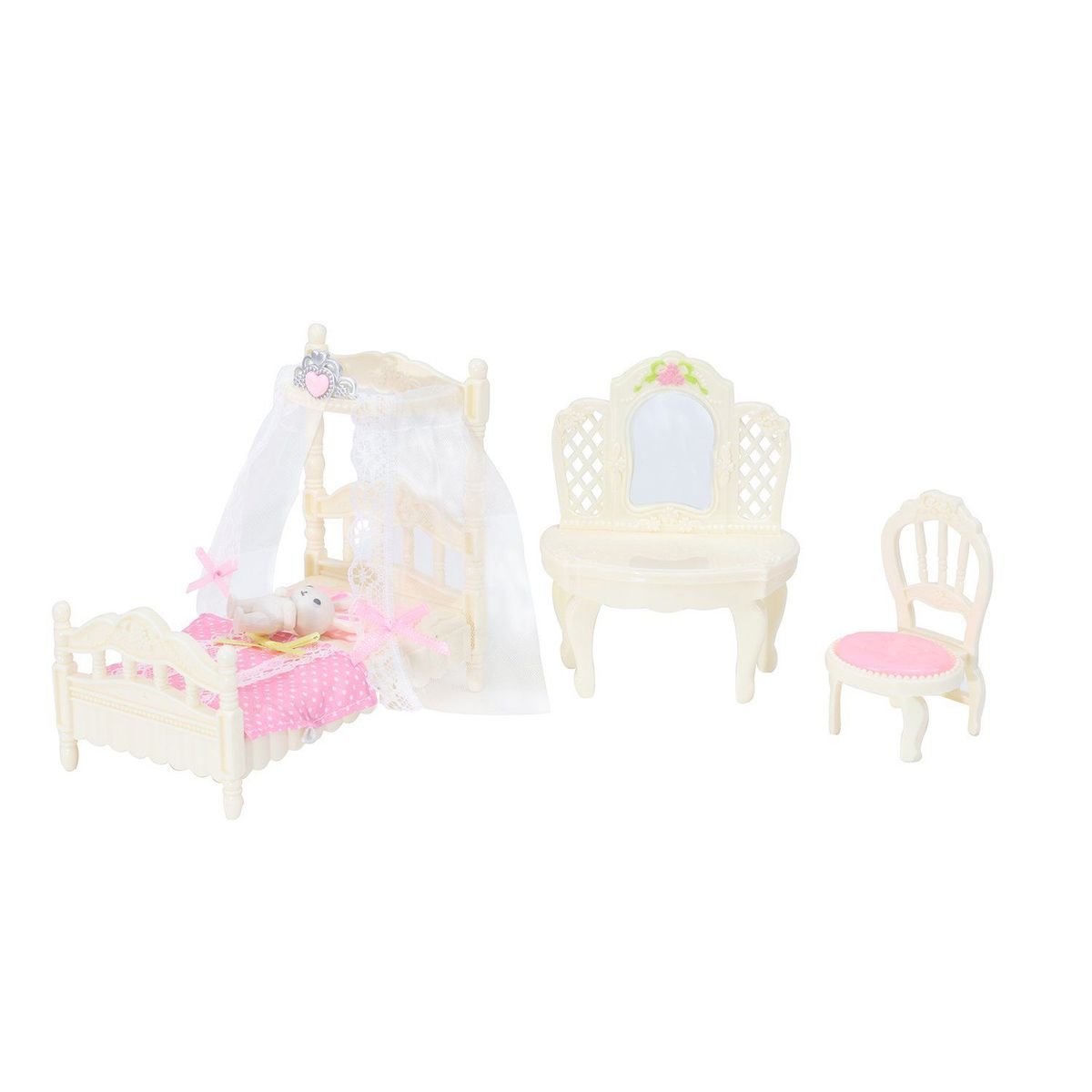 KIDS N PLAY - Casa de muñecas: Dormitorio conejos