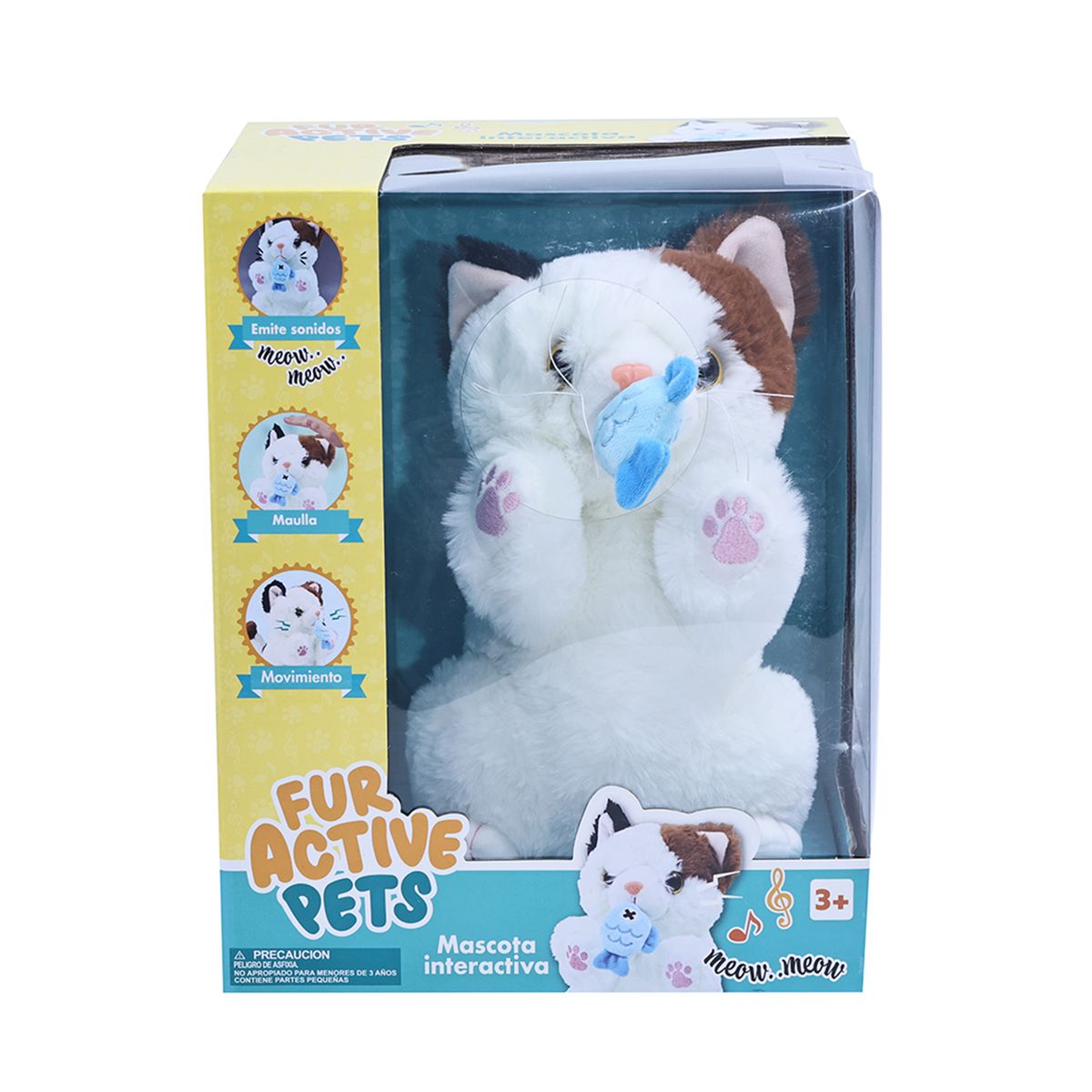 KIDS N PLAY - Juguete Infatil: Gatito con pescado  