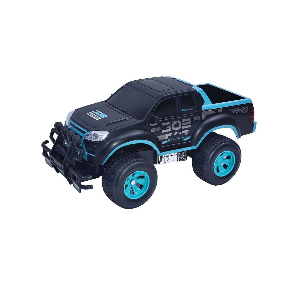 YIDAFENG - Carro a control remoto: Camioneta negra escala 1:16 