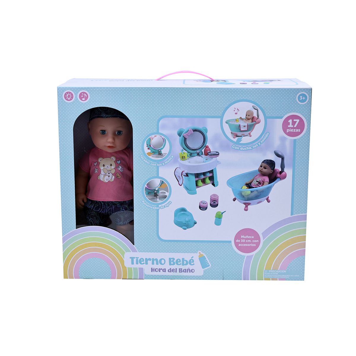 KIDS N PLAY - Muñeca Kids N Play: Bebé hora del baño