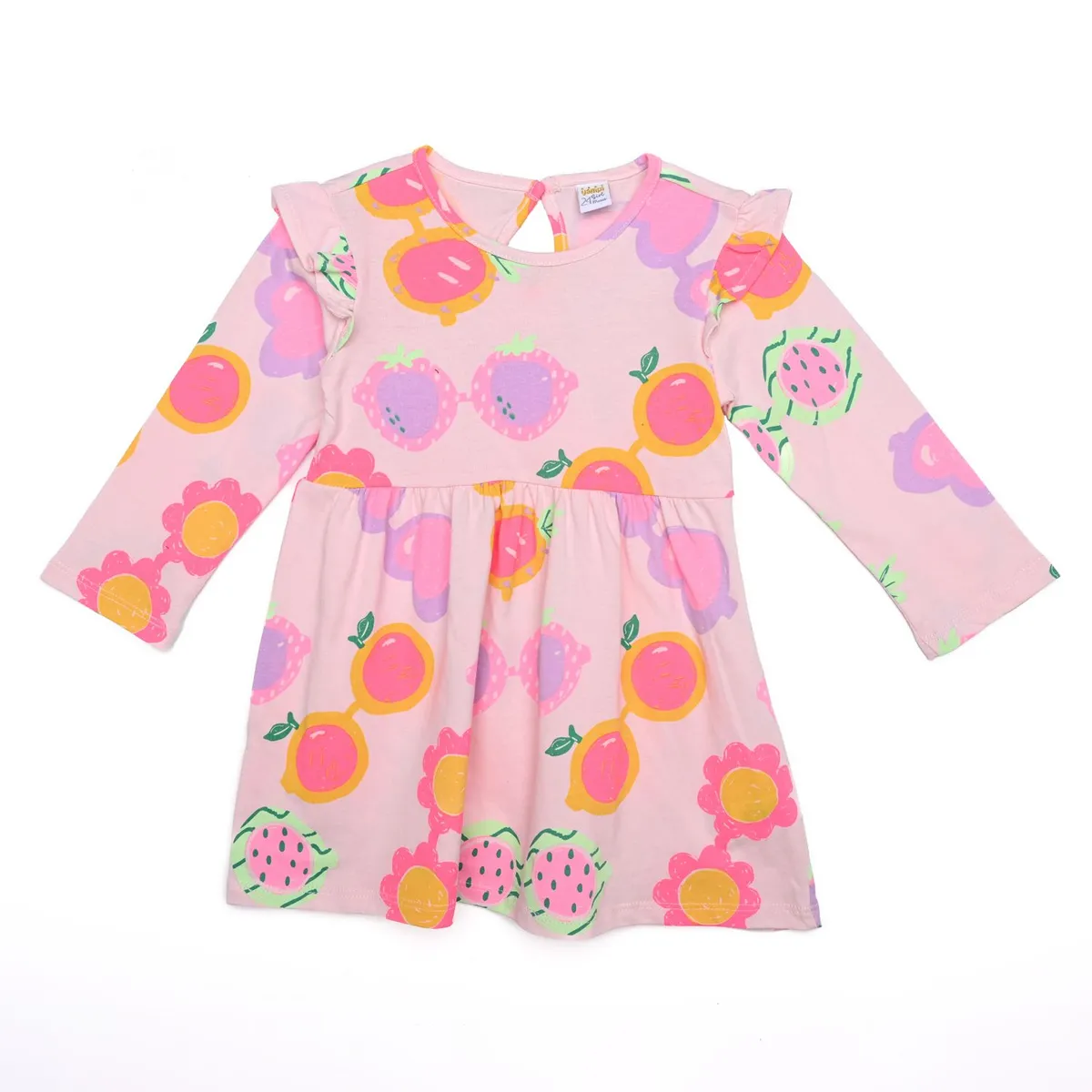 YAMP - Vestido para Bebé niña de Algodón Yamp