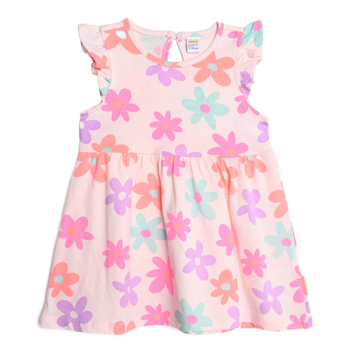 YAMP - Vestido para Bebé niña de Algodón Yamp