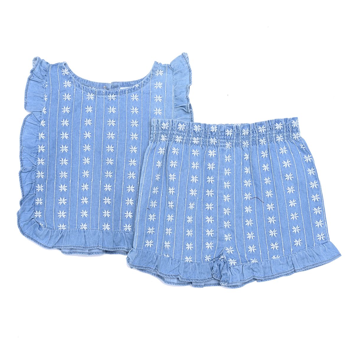 YAMP - Sets Blusa + Short para Bebé niña en Algodón Yamp