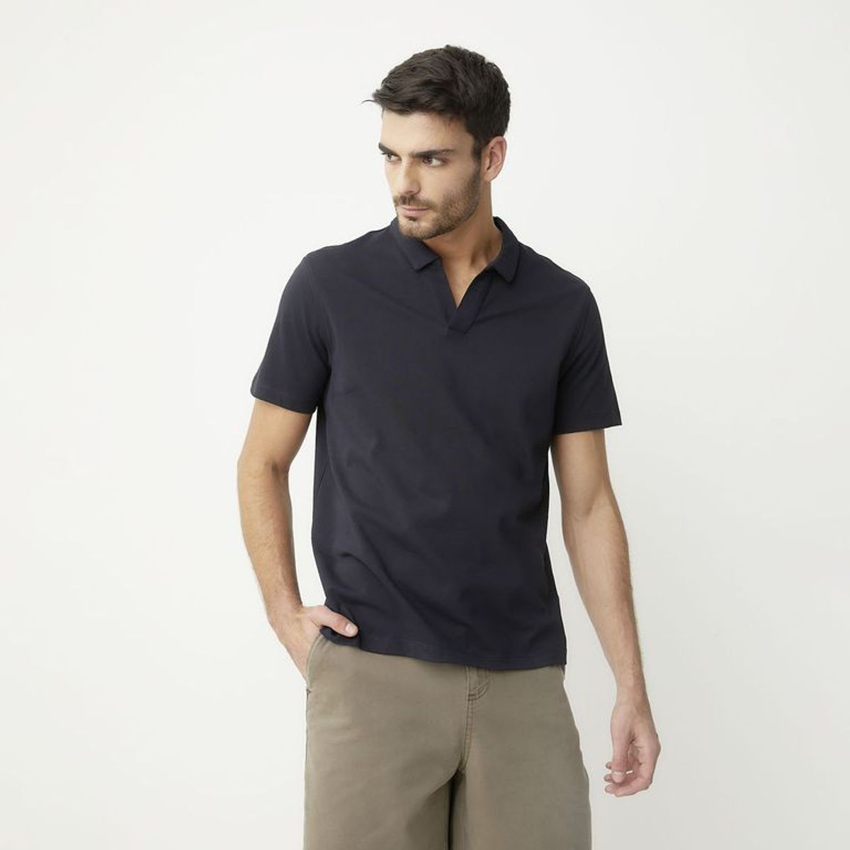 BASEMENT - Camiseta polo Hombre Manga corta de Algodón Basement
