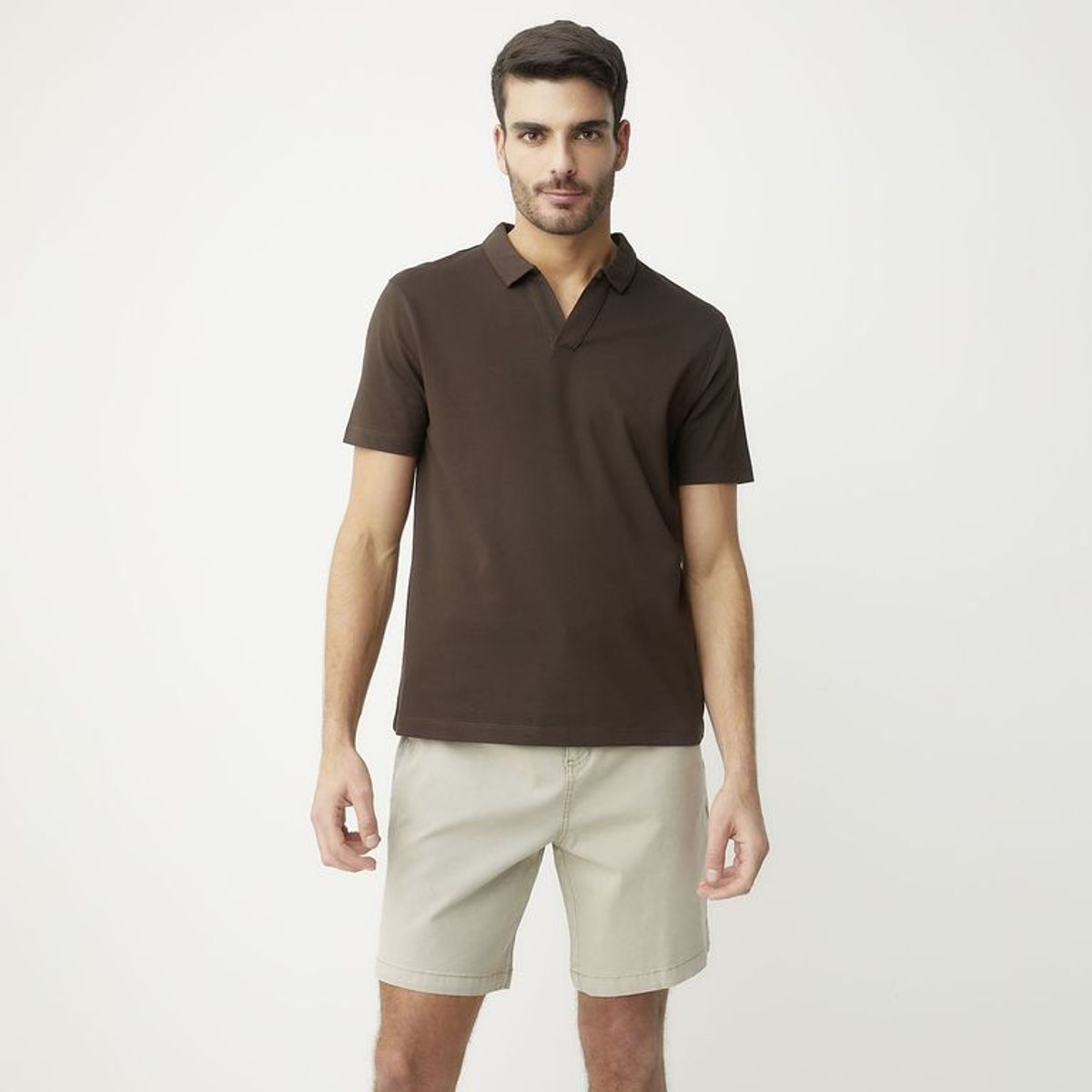 BASEMENT - Camiseta polo Hombre Manga corta de Algodón Basement