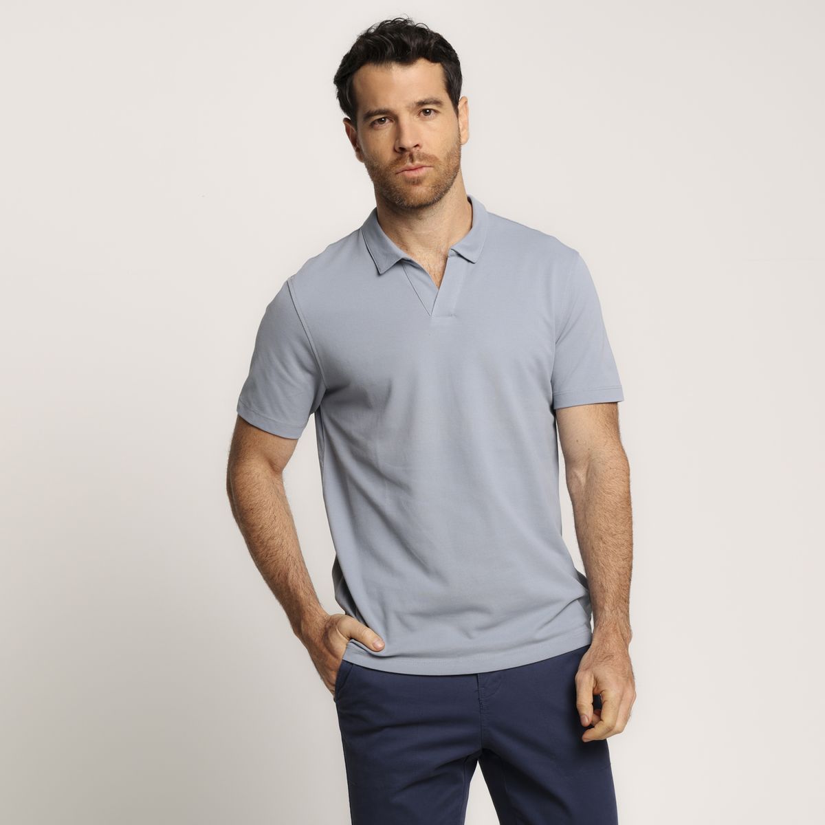 BASEMENT - Camiseta polo Hombre Manga corta de Algodón Basement