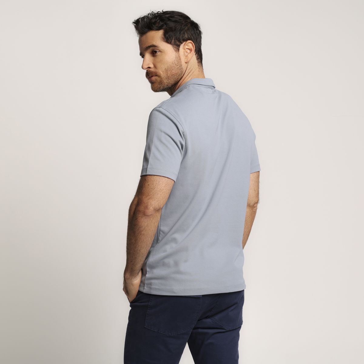 BASEMENT - Camiseta polo Hombre Manga corta de Algodón Basement