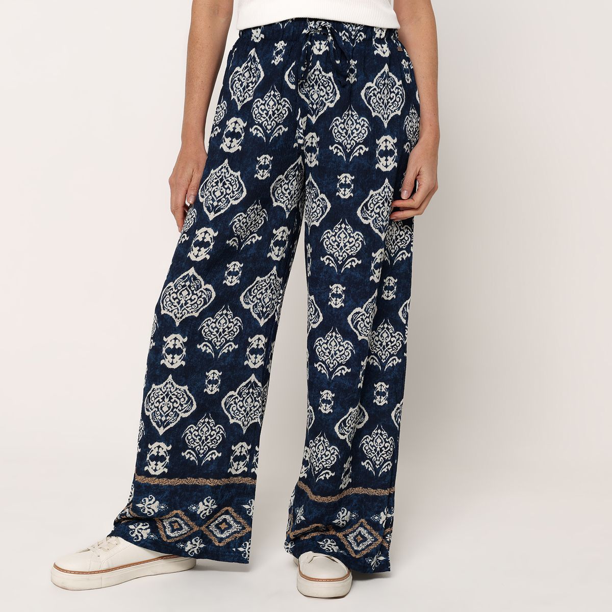 NEWPORT - Pantalón Wide leg Mujer Newport