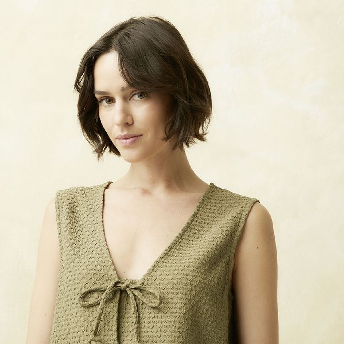 UNIVERSITY CLUB - Blusa Mujer Anudada Sin mangas University Club