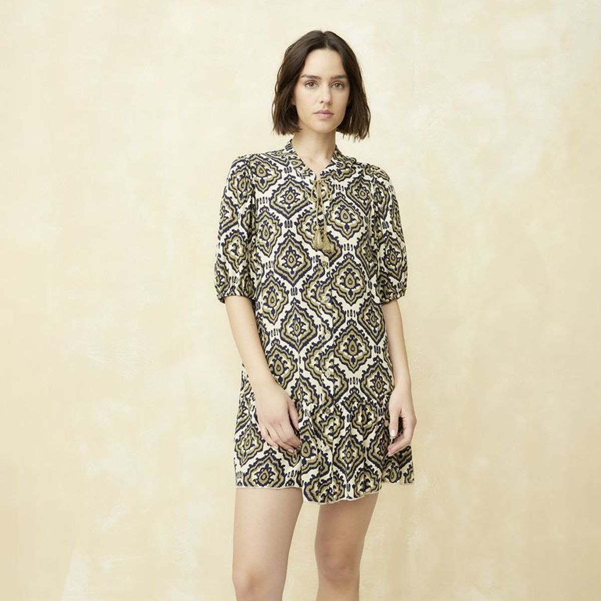 UNIVERSITY CLUB - Vestido Mujer Corto Casual Animal print University Club