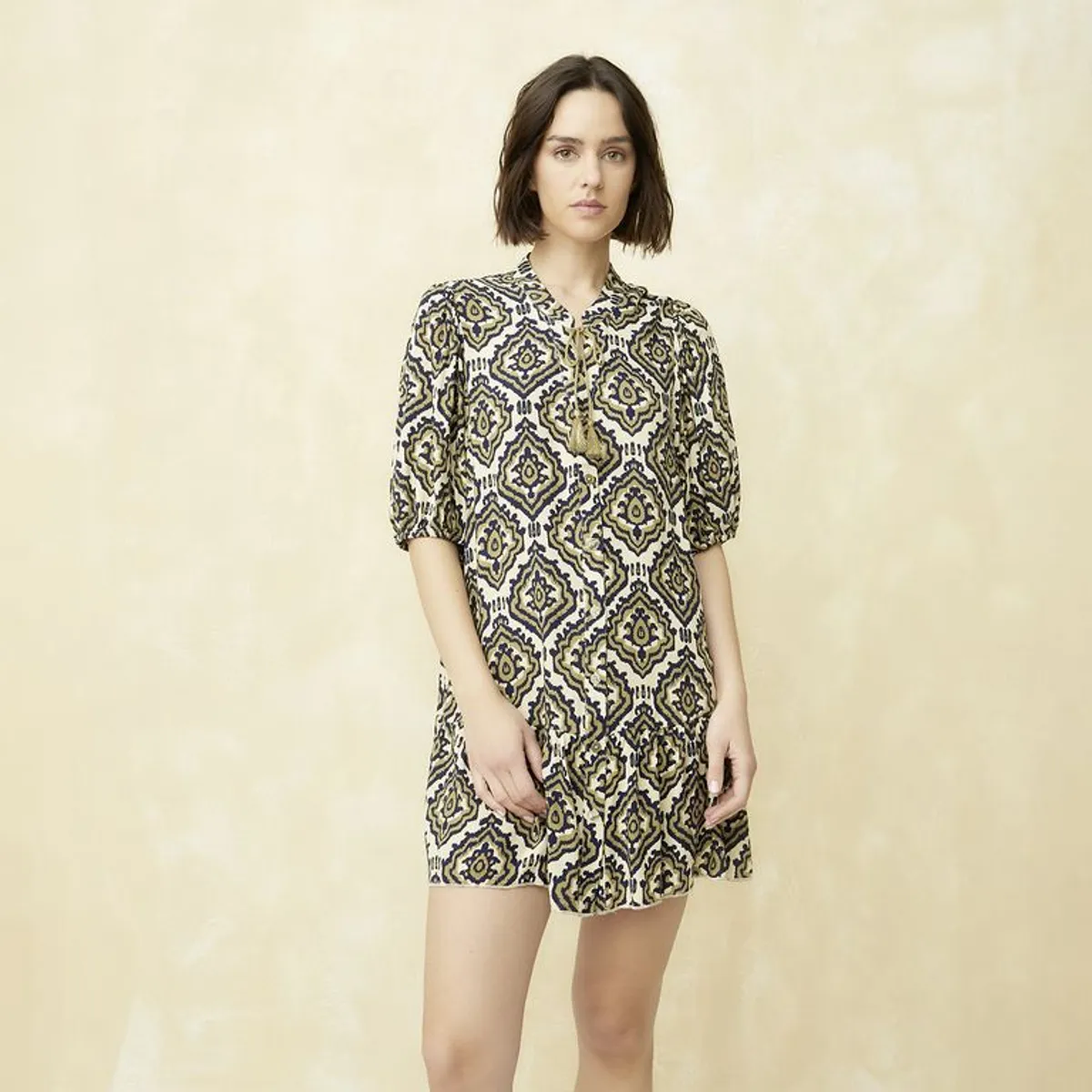UNIVERSITY CLUB - Vestido Mujer Corto Casual Animal print University Club
