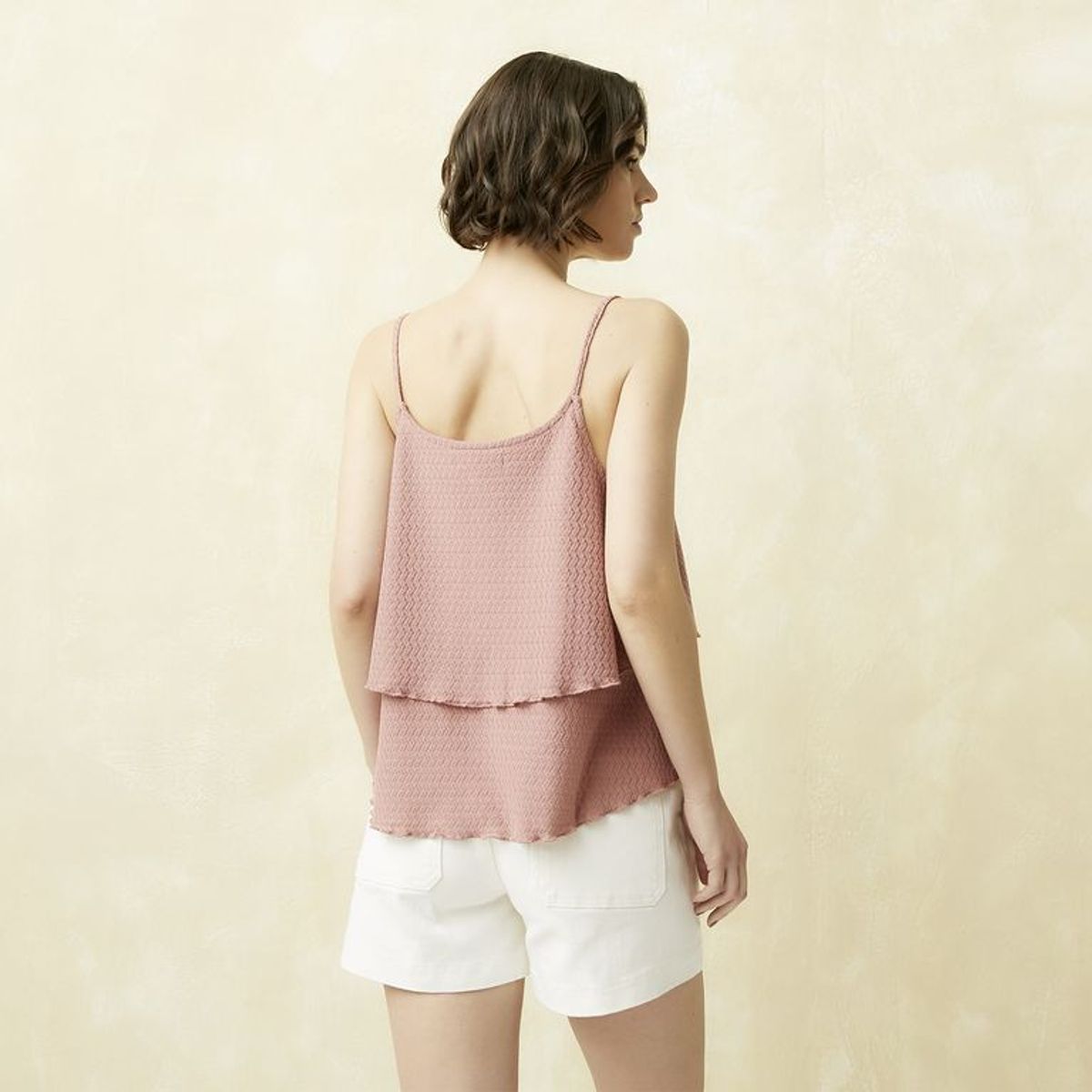 UNIVERSITY CLUB - Top Mujer con Boleros Sin mangas University Club