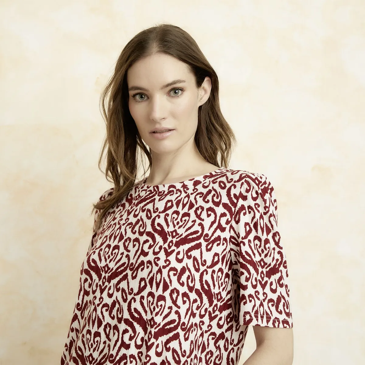 SOUTHLAND - Blusa Mujer con Estampado Manga corta Southland