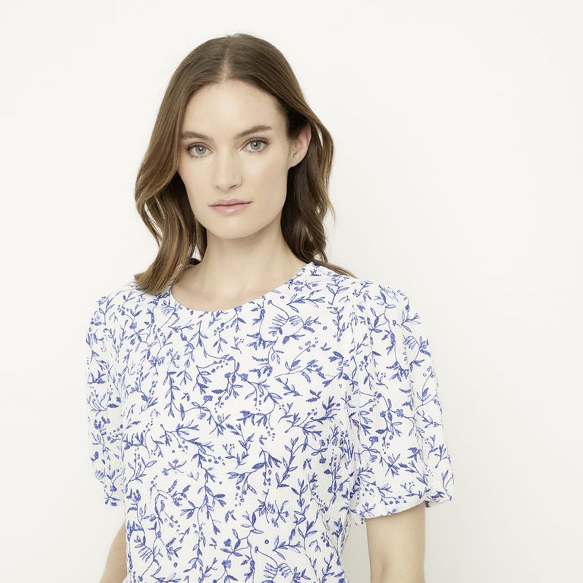 NEWPORT - Blusa Mujer con Estampado Manga corta Newport