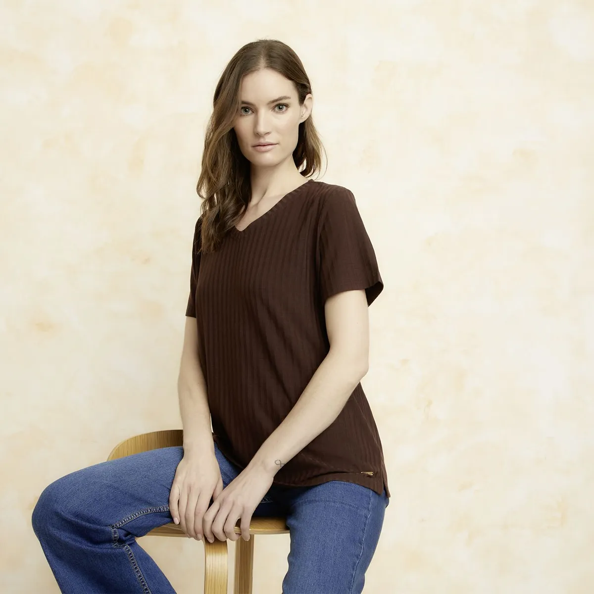 SOUTHLAND - Camiseta Mujer con Estampado Manga corta Southland