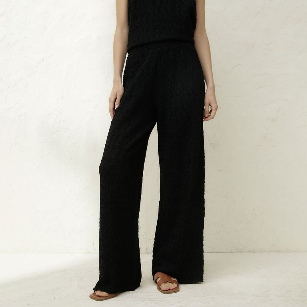 BASEMENT - Pantalón Palazzo Mujer Basement