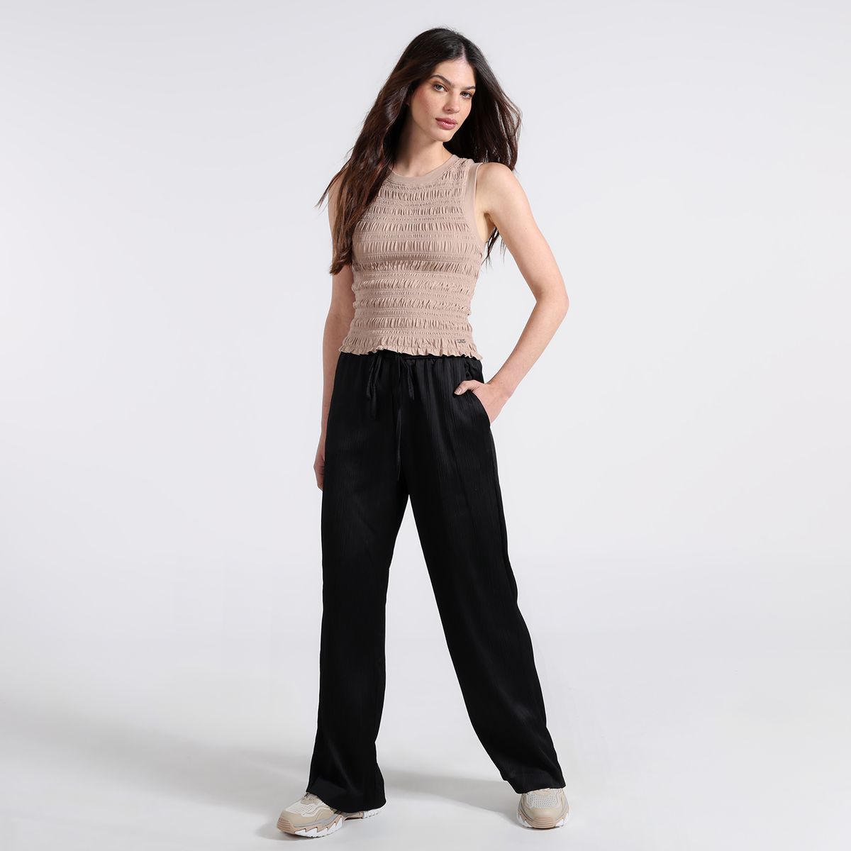 MOSSIMO - Pantalón Recto Mujer Tiro medio Mossimo