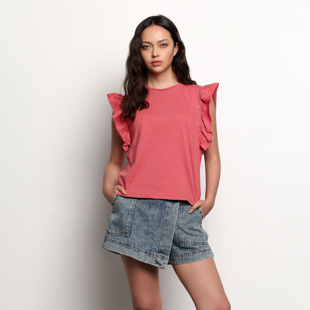 DENIMLAB - Camiseta Mujer Sin mangas Denimlab