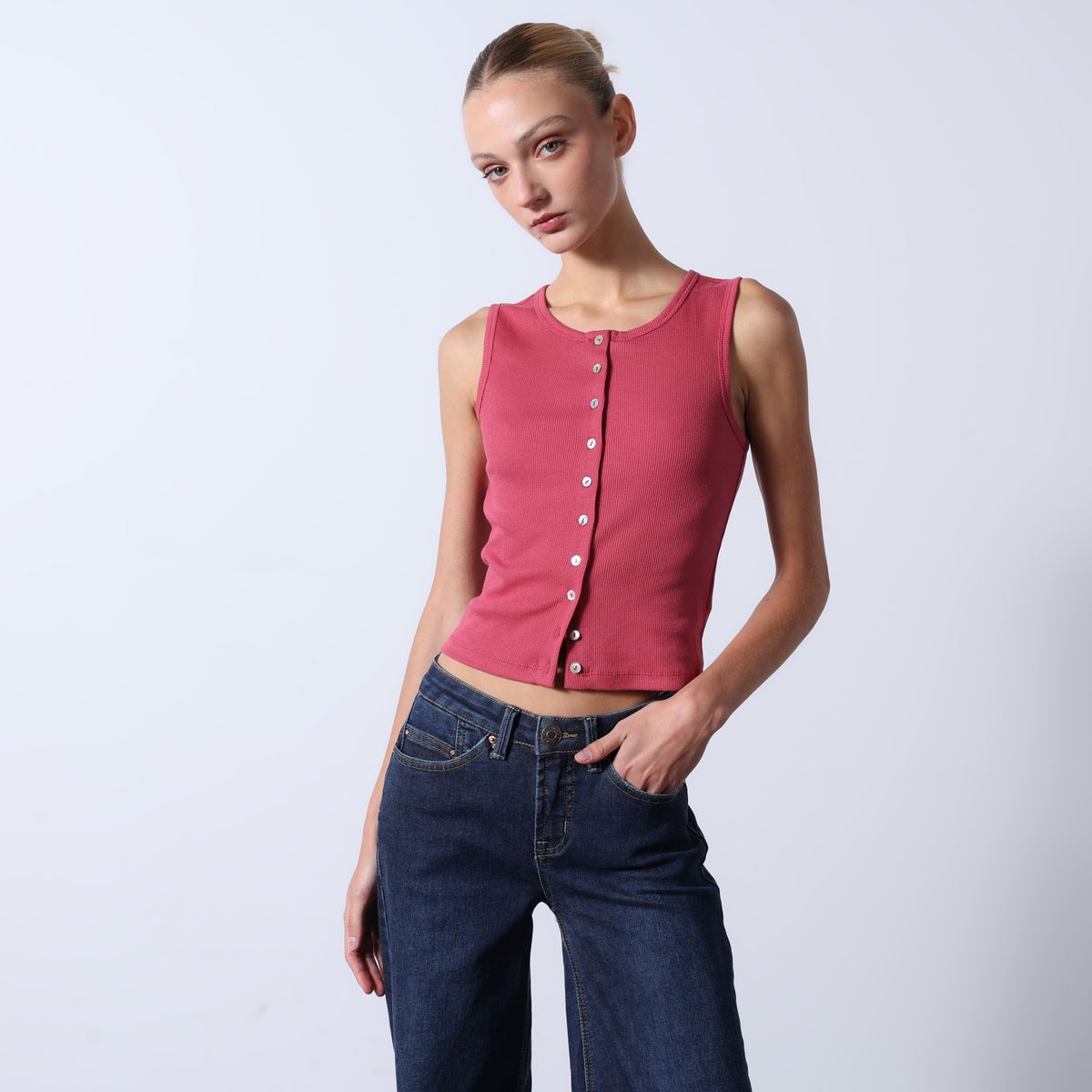 DENIMLAB - Top esqueleto Mujer Sin mangas Denimlab