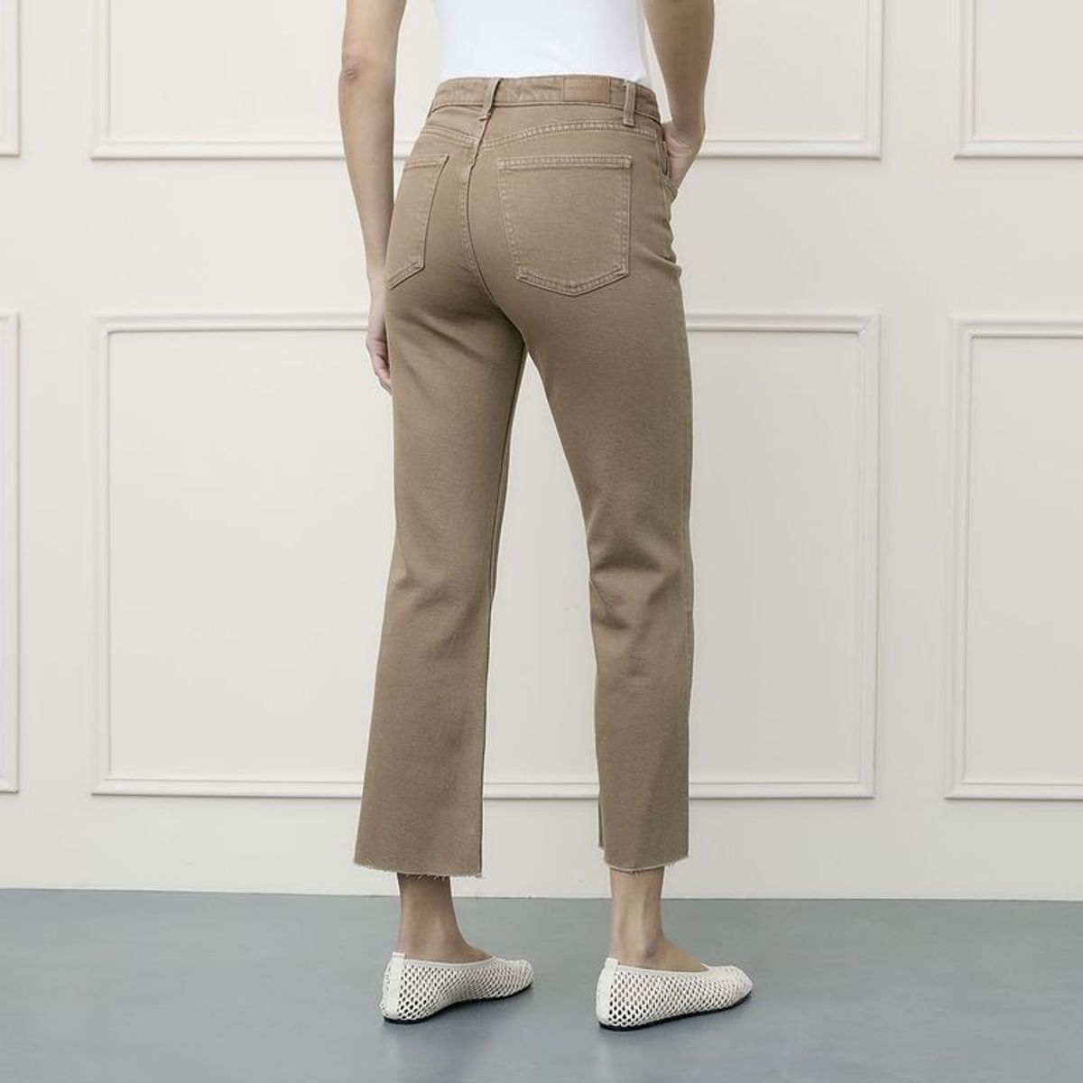 BASEMENT - Jean Flare Mujer Tiro medio Basement