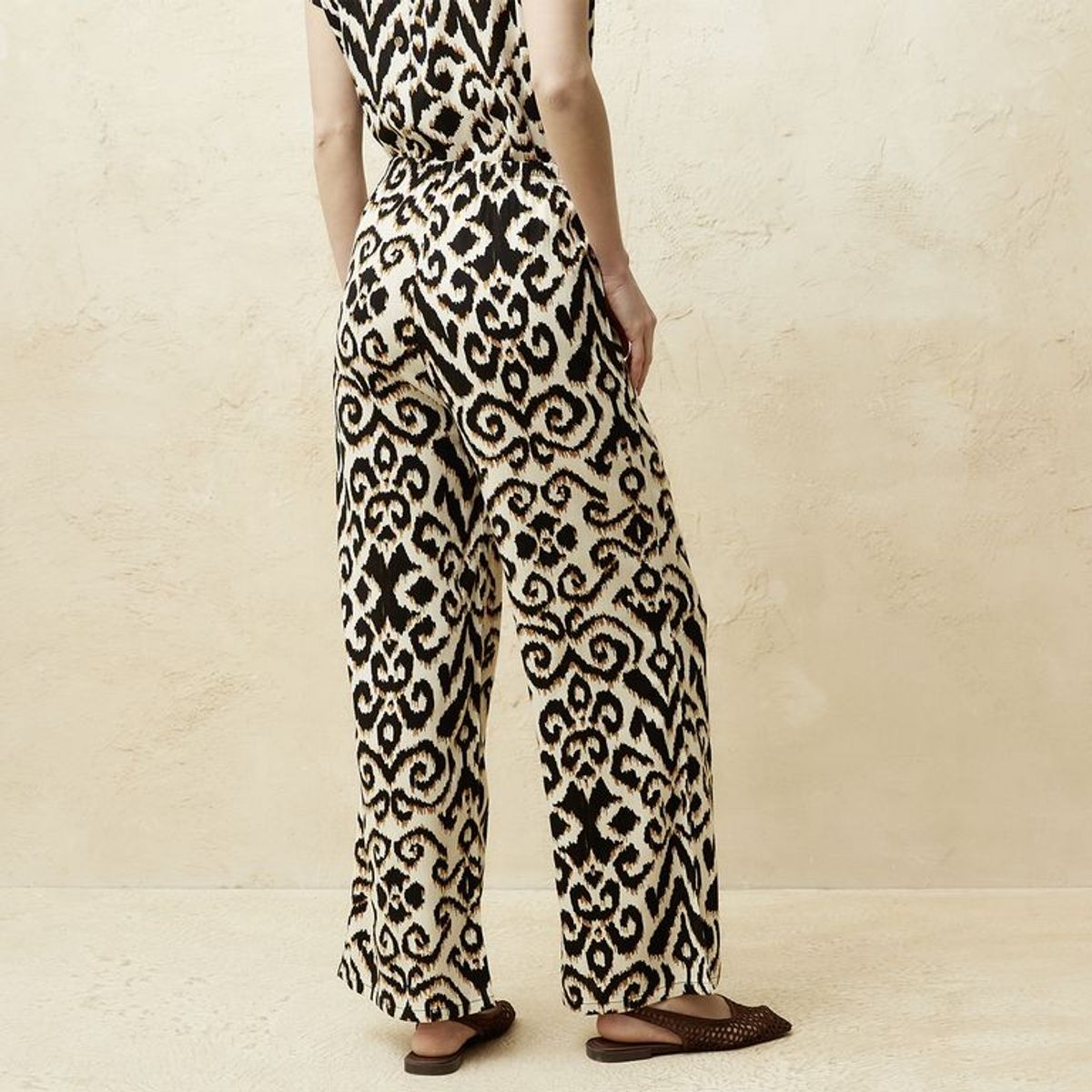 BASEMENT - Pantalón Recto Mujer Tiro alto Basement