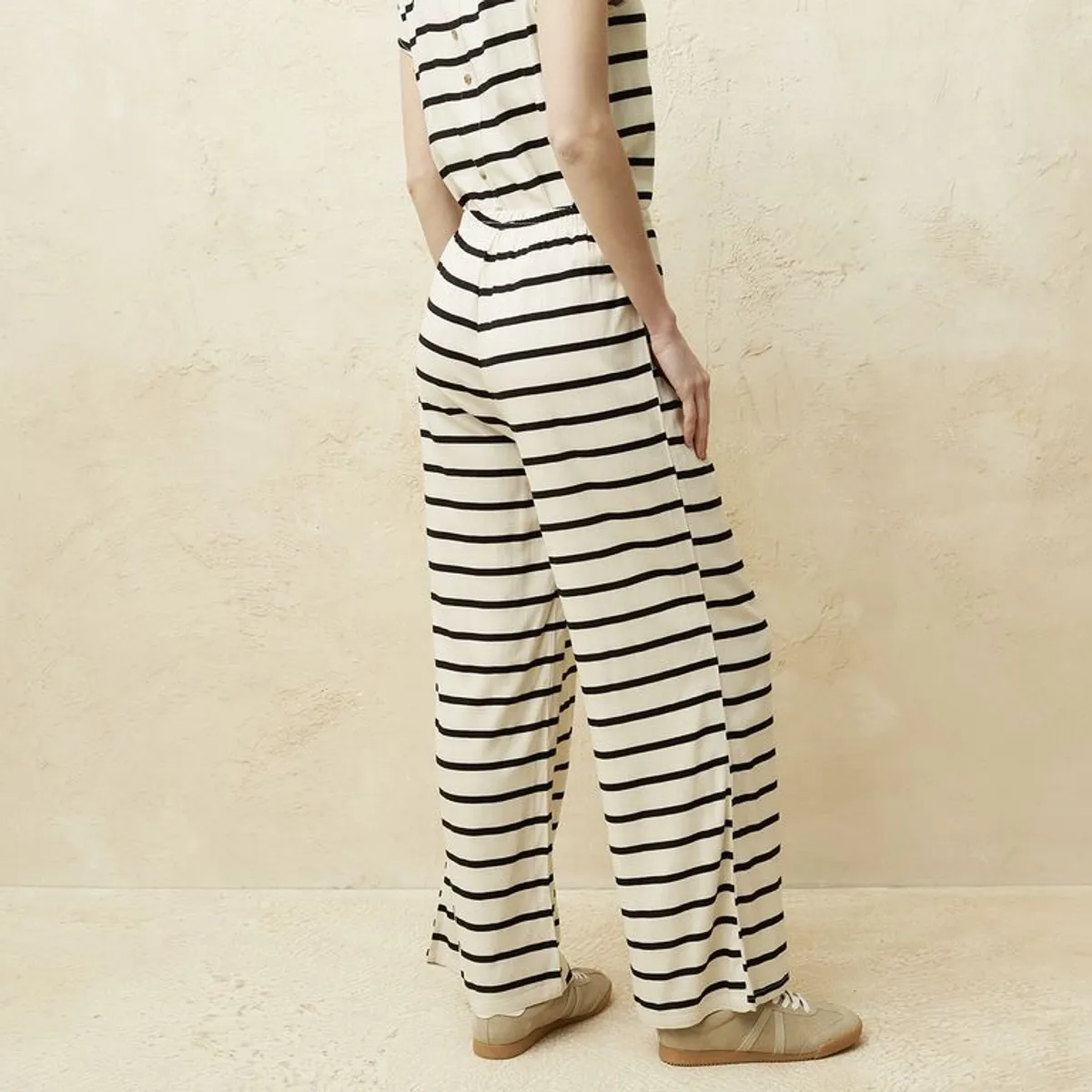 BASEMENT - Pantalón Recto Mujer Tiro alto Basement