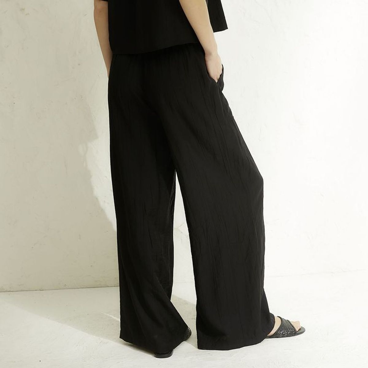 BASEMENT - Pantalón Wide leg Mujer Basement