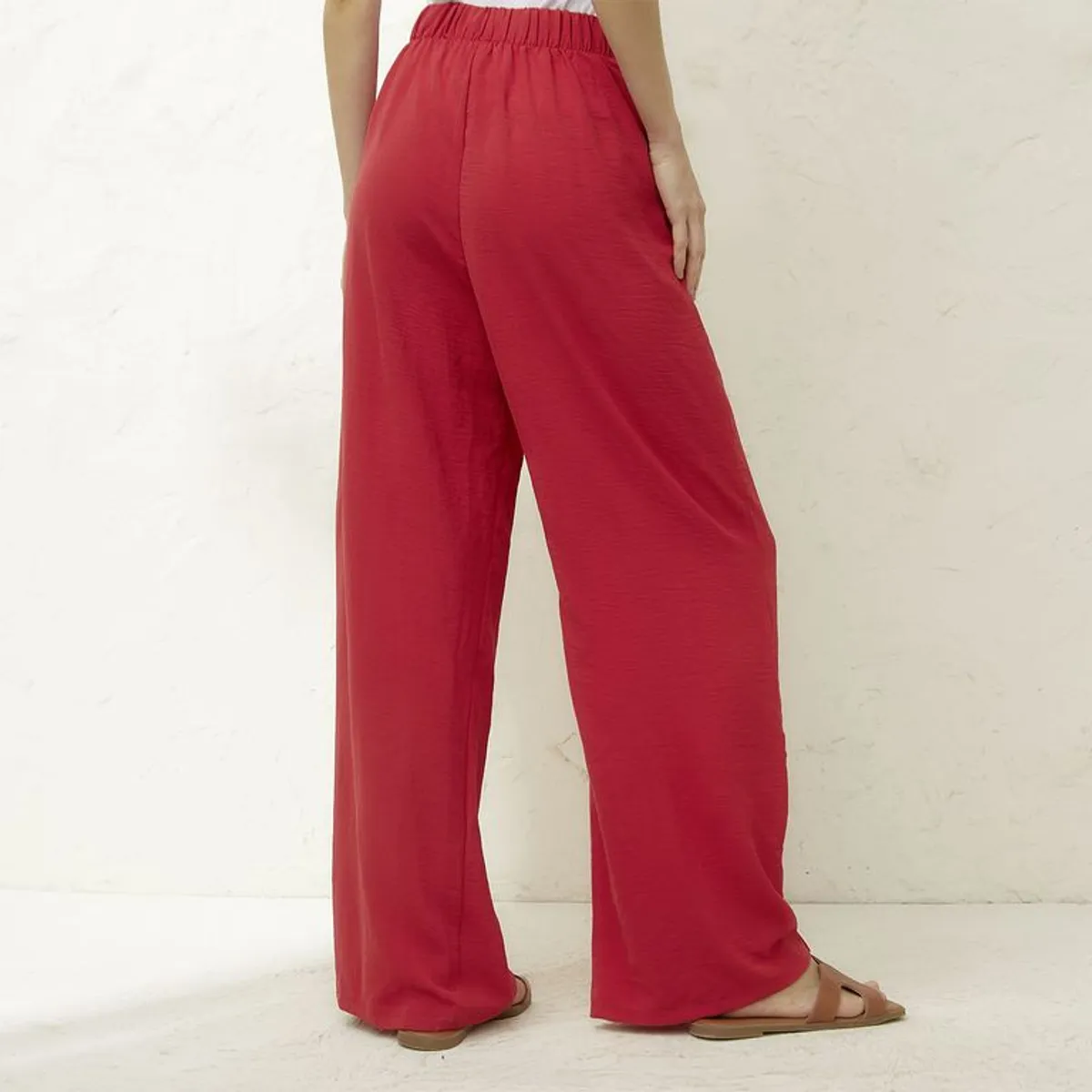 BASEMENT - Pantalón Wide leg Mujer Basement