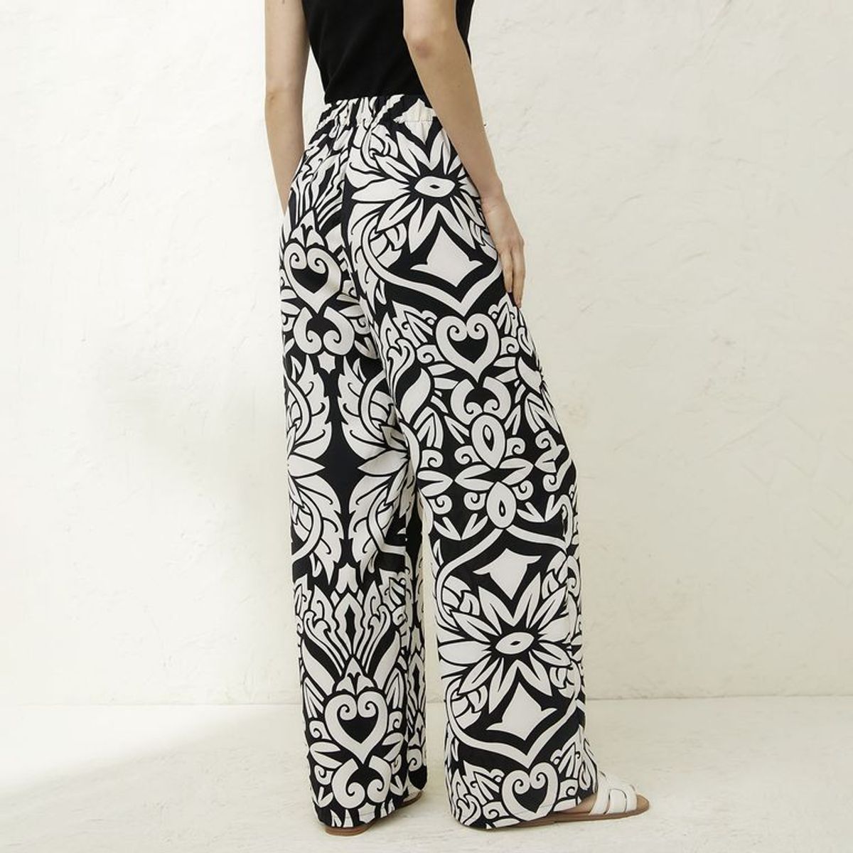 BASEMENT - Pantalón Wide leg Mujer Basement