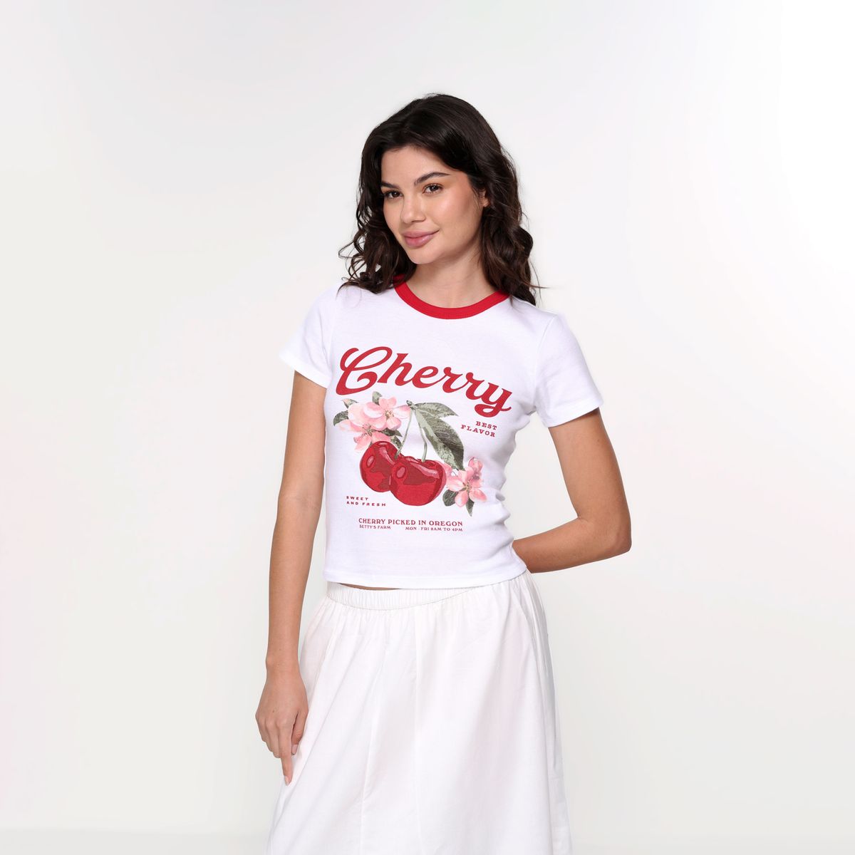 SYBILLA - Camiseta Mujer con Estampado Manga corta Sybilla