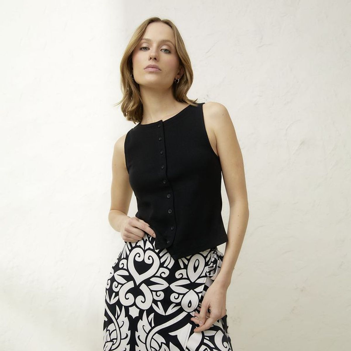 BASEMENT - Blusa Mujer Sin mangas Basement