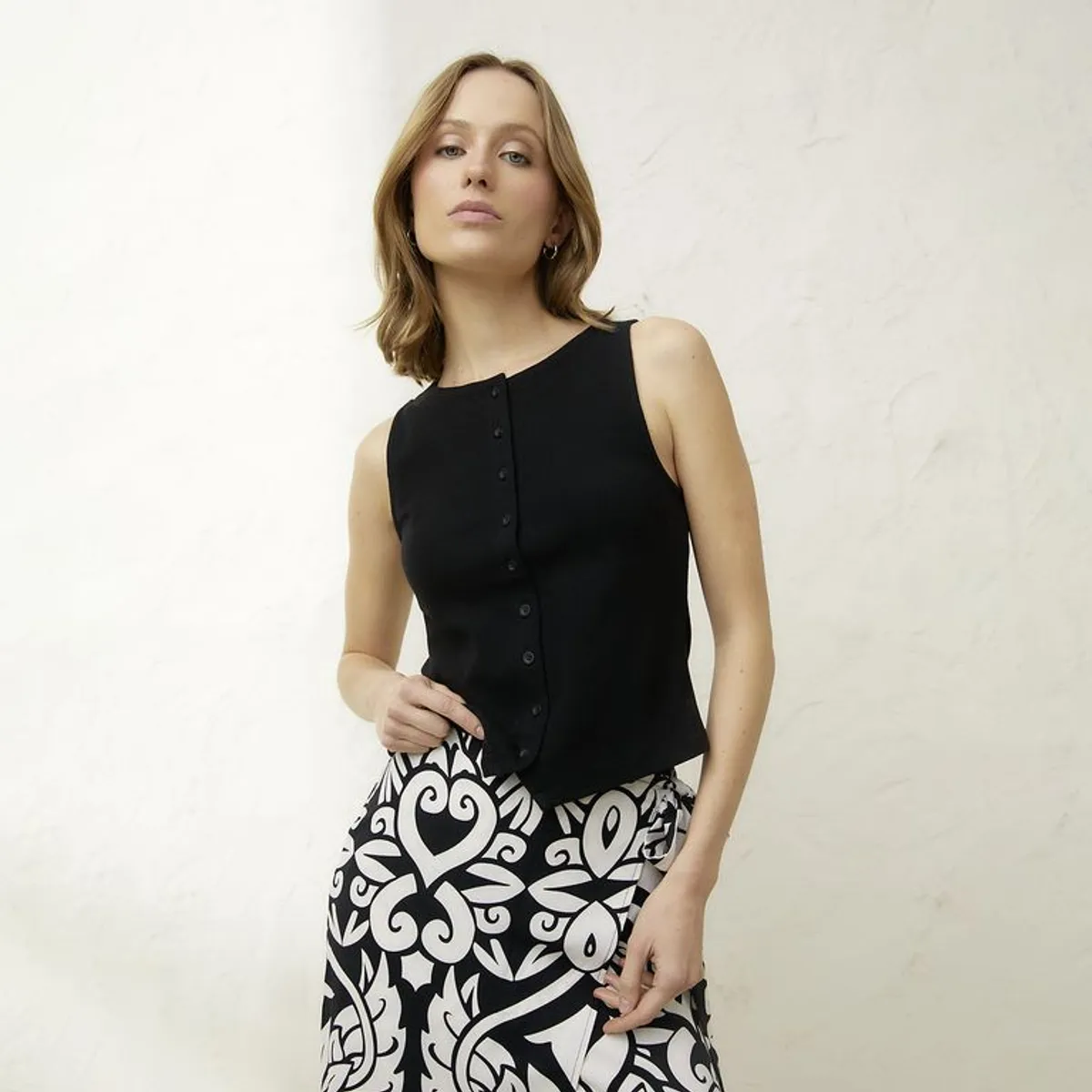 BASEMENT - Blusa Mujer Sin mangas Basement
