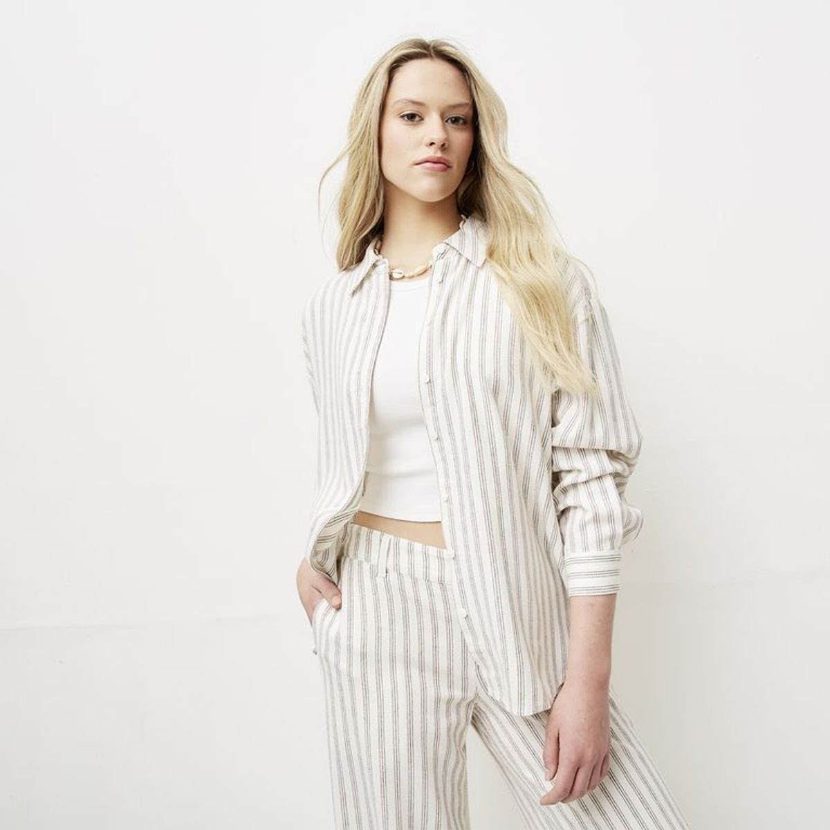SYBILLA - Camisa Mujer de Rayas Manga larga Sybilla