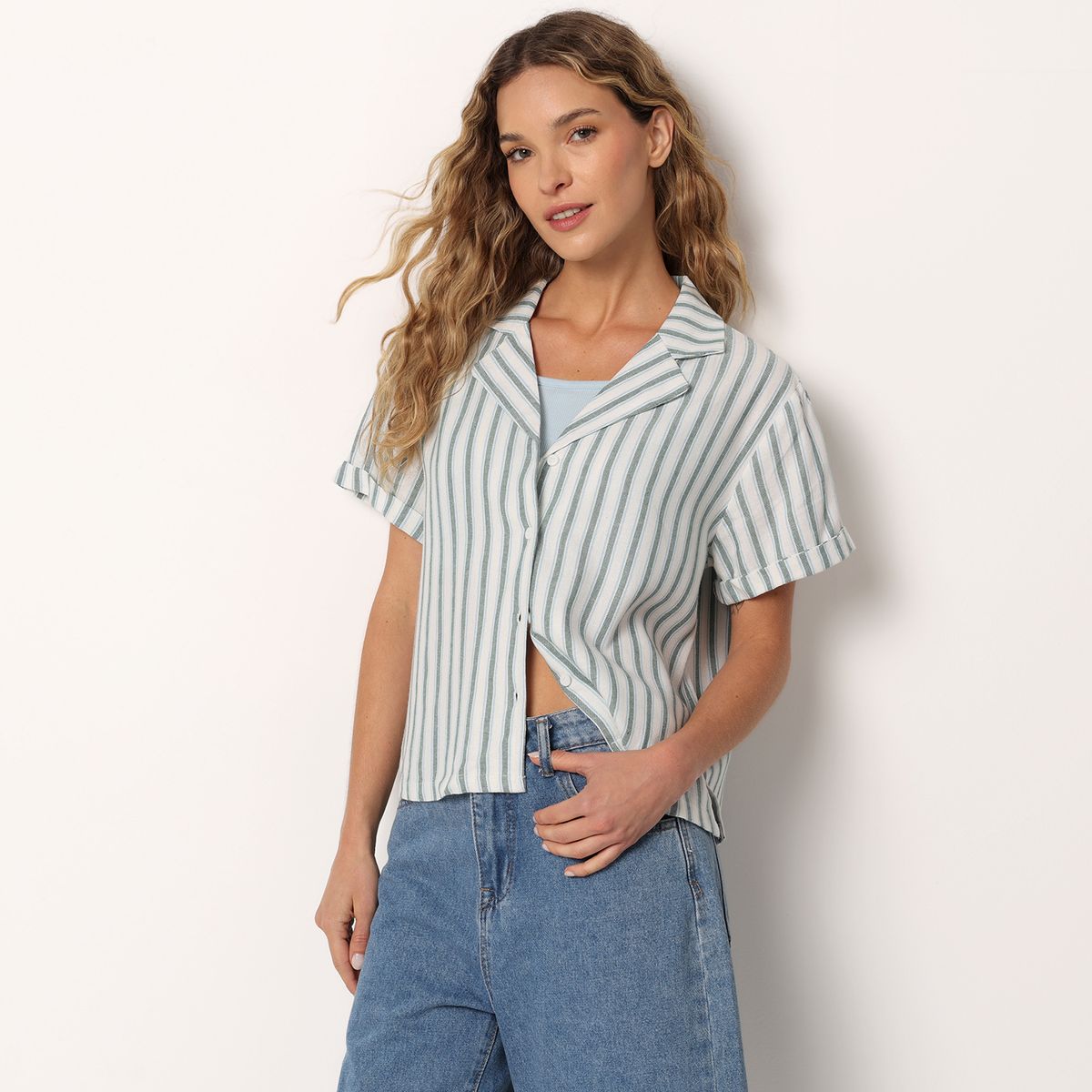 SYBILLA - Camisa Mujer Manga corta Sybilla