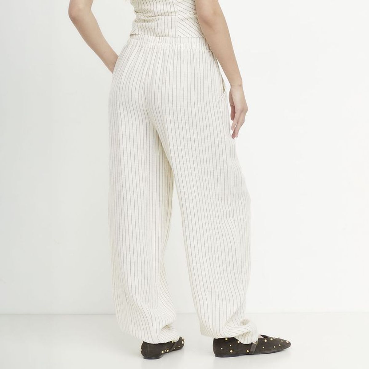 SYBILLA - Pantalón Recto Mujer Tiro alto Sybilla