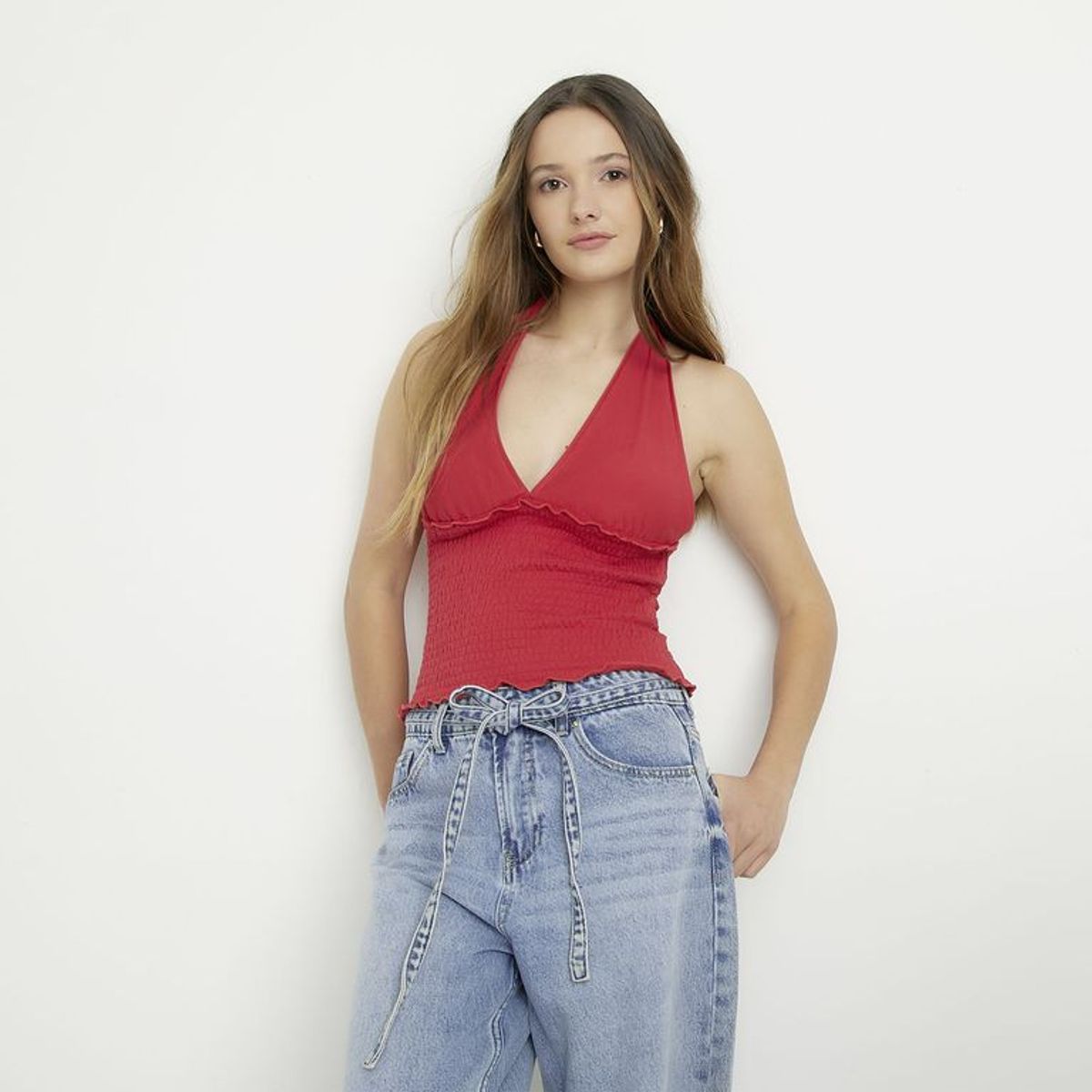 SYBILLA - Top esqueleto Mujer Sin mangas Sybilla