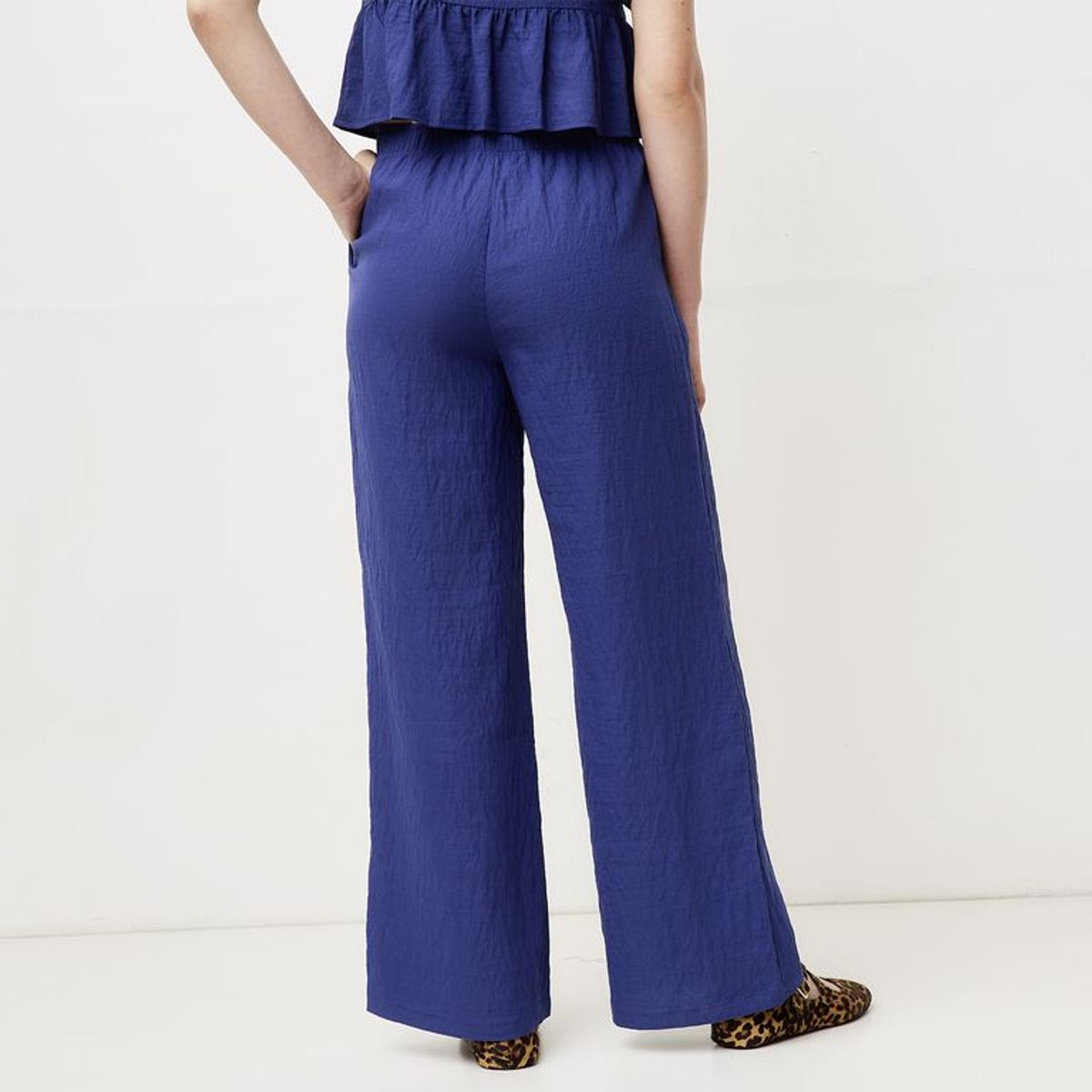 SYBILLA - Pantalón Recto Mujer Tiro Alto Sybilla