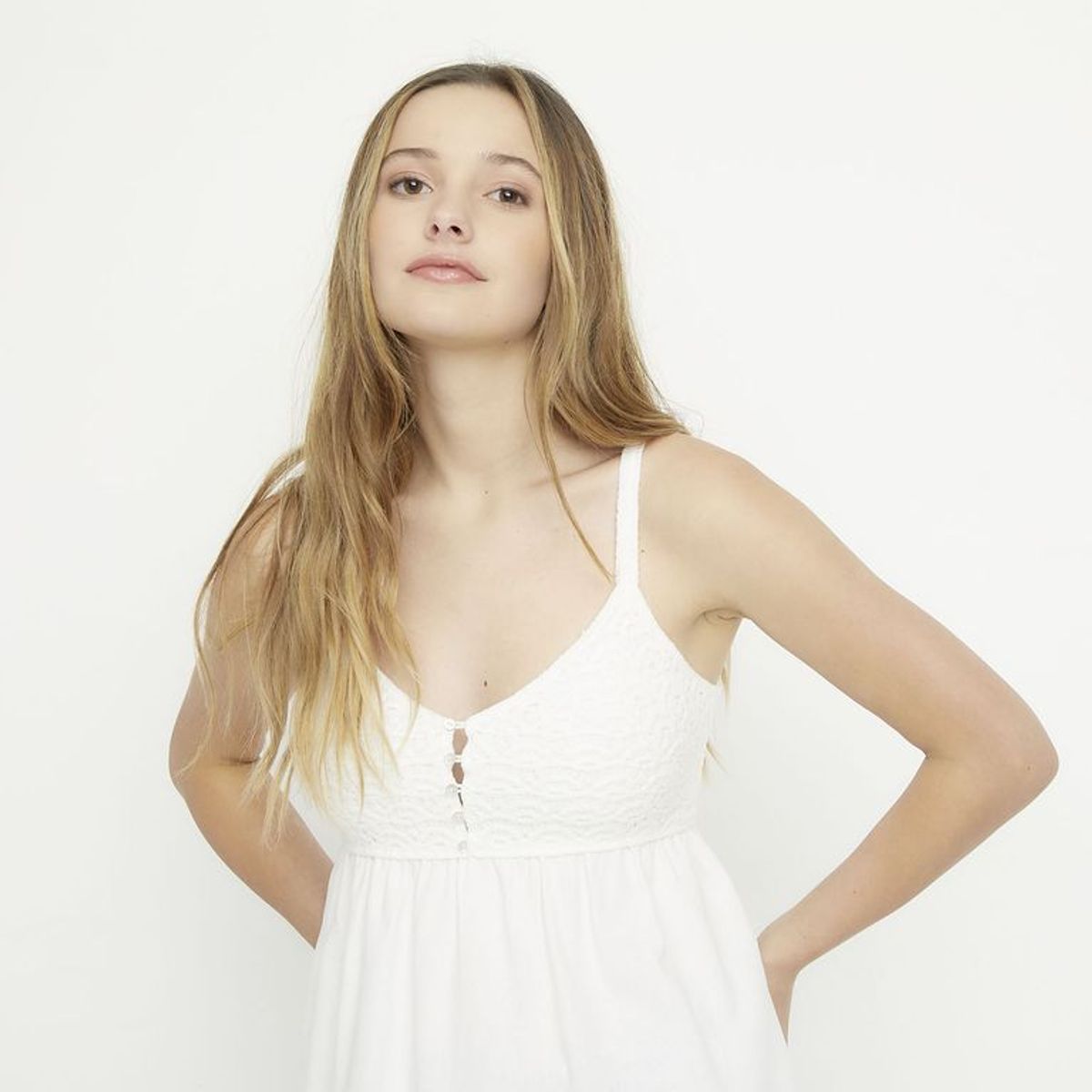 SYBILLA - Blusa Mujer Sin mangas de Algodón Sybilla