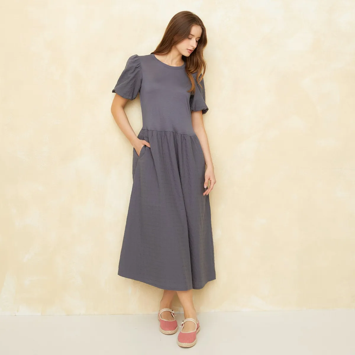 UNIVERSITY CLUB - Vestido Mujer Largo Casual University Club