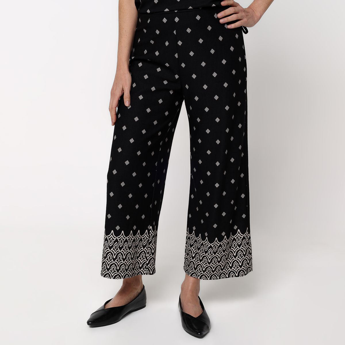 APOLOGY - Pantalón Wide leg Mujer Tiro alto Apology