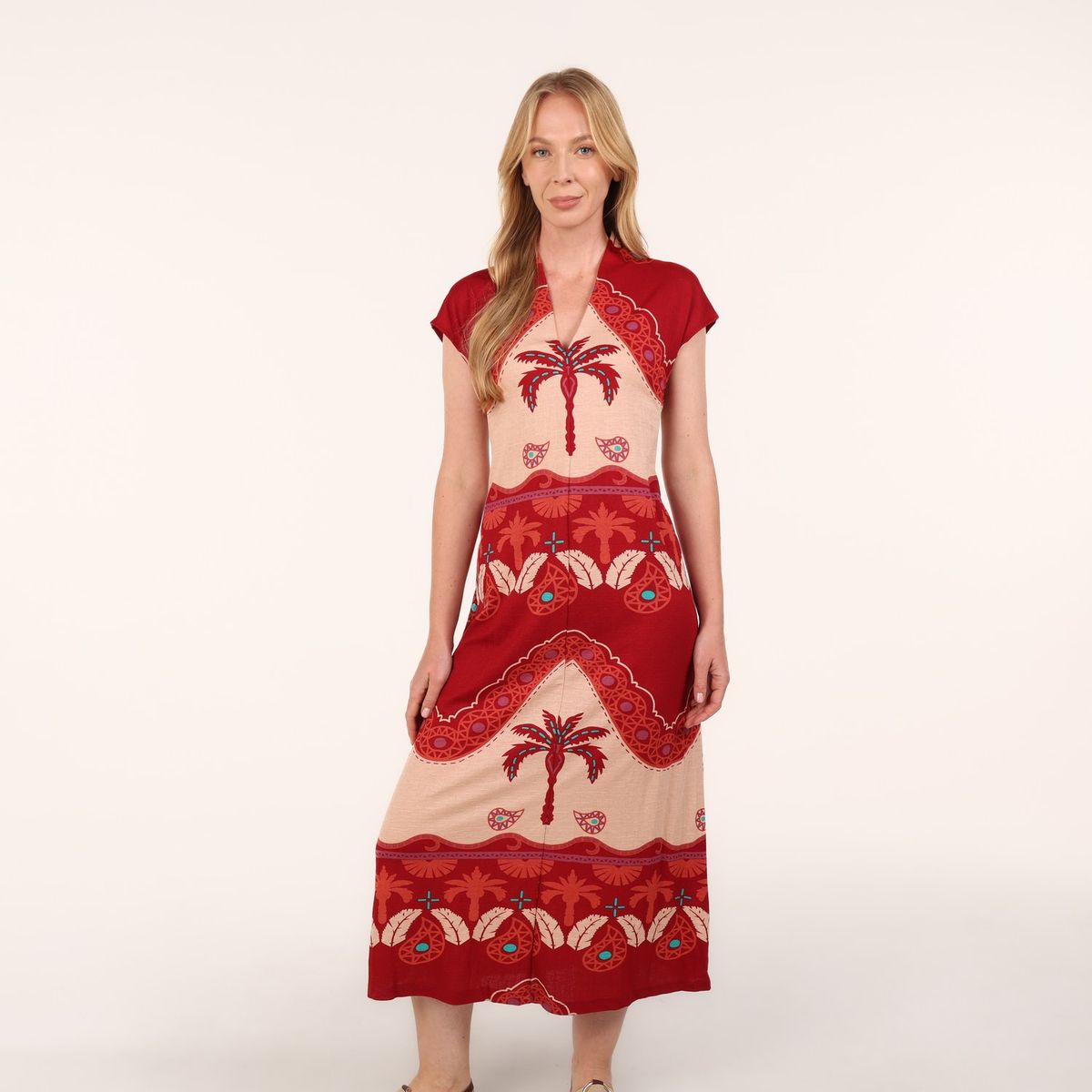 APOLOGY - Vestido Mujer Medio con Estampado Apology 