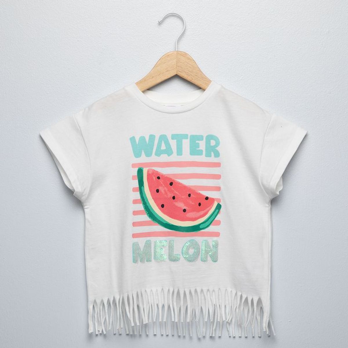 YAMP - Camiseta Para Niña con Estampado Manga corta de Algodón Yamp