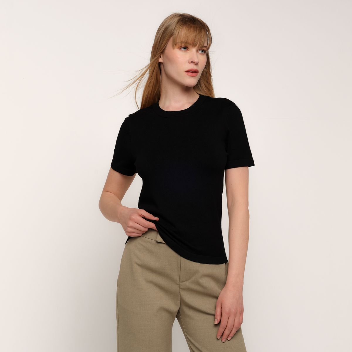 BASEMENT - Camiseta Mujer de Rayas Basement 